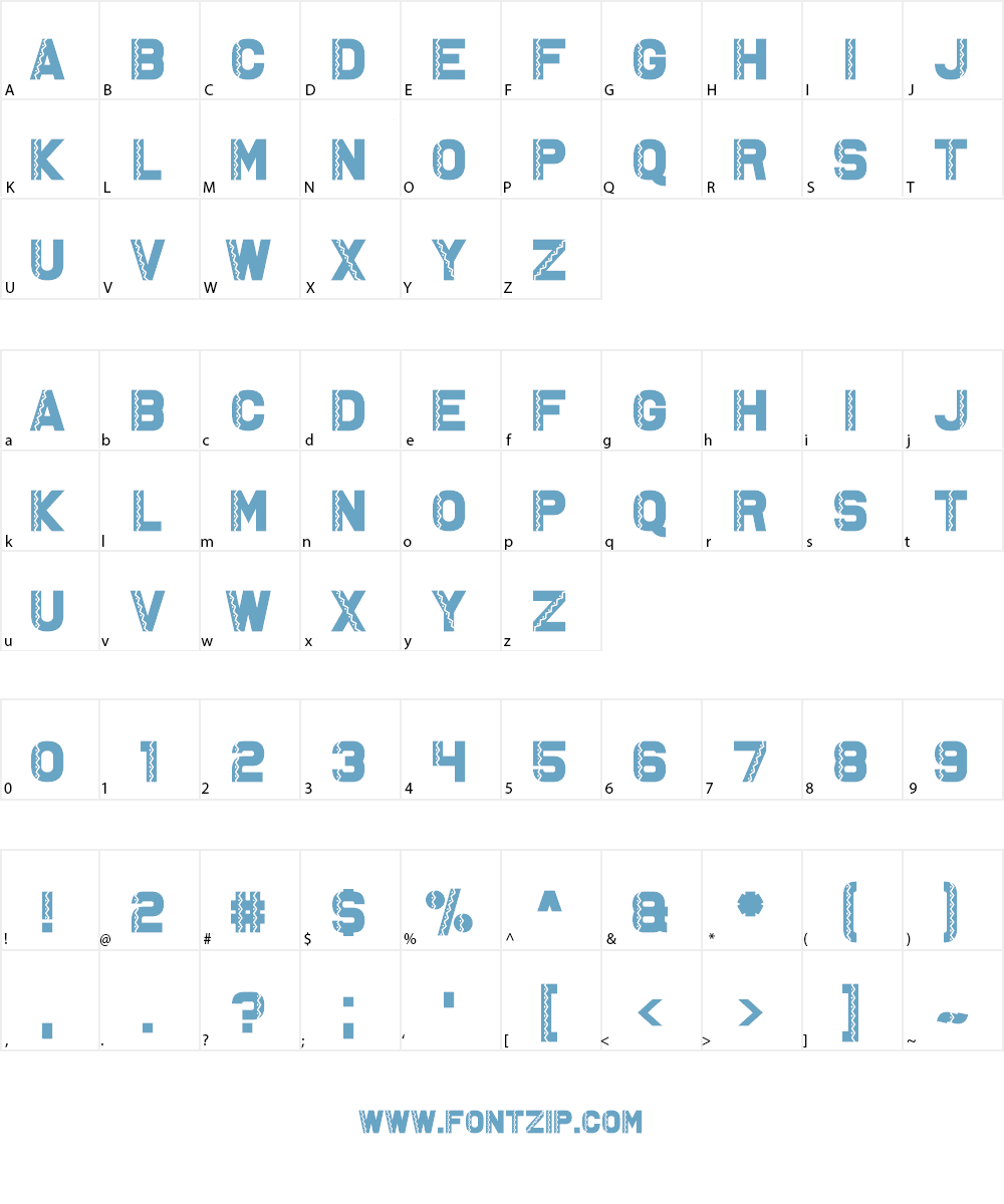 Ambystoma Mexicanum Font Character
